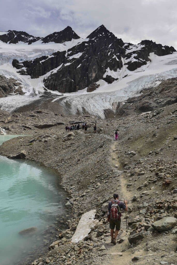 Glaciar Vinciguerra y Laguna de los Tempanos — foto 1